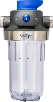 Culligan WH-HD200-C Heavy-Duty Whole House Sediment Filter Housing (1 in, bypass valve, cartridge sold separately)